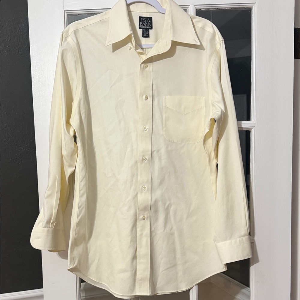 Jos. A. Banks Men's Cream Dress Shirt
